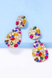 Teardrop Shape Zinc Alloy Dangle Earrings 