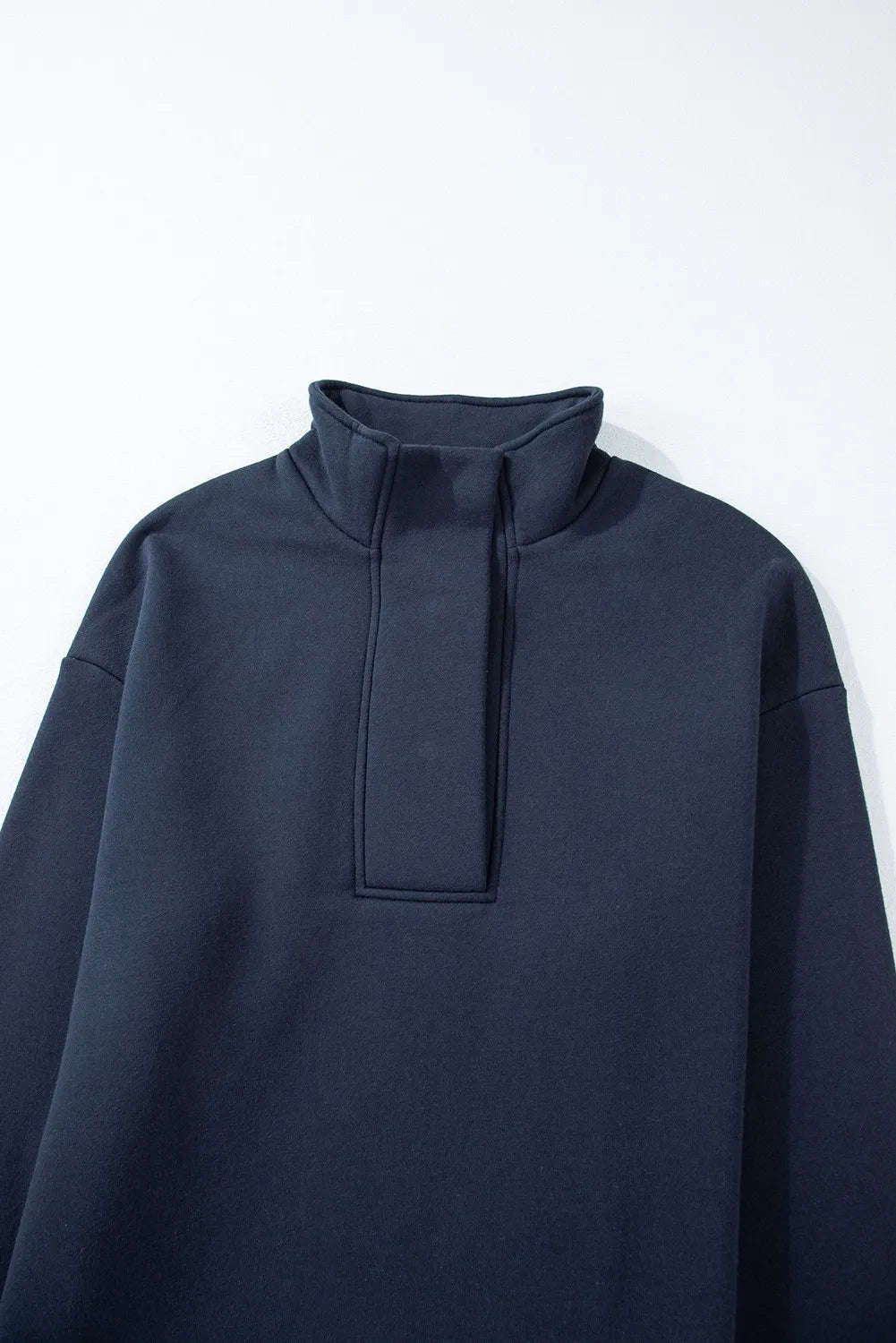 Half Snap Long Sleeve Top and Pants Active Set 