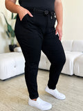 Judy Blue Full Size High Waist Double Roll Cuff Jeans 