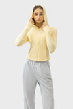 Millennia Pocketed Zip Up Hooded Long Sleeve Active Outerwear 