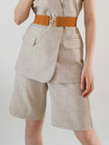 Elastic Wide Belt 