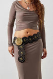 Vintage PU Leather Wide Belt 
