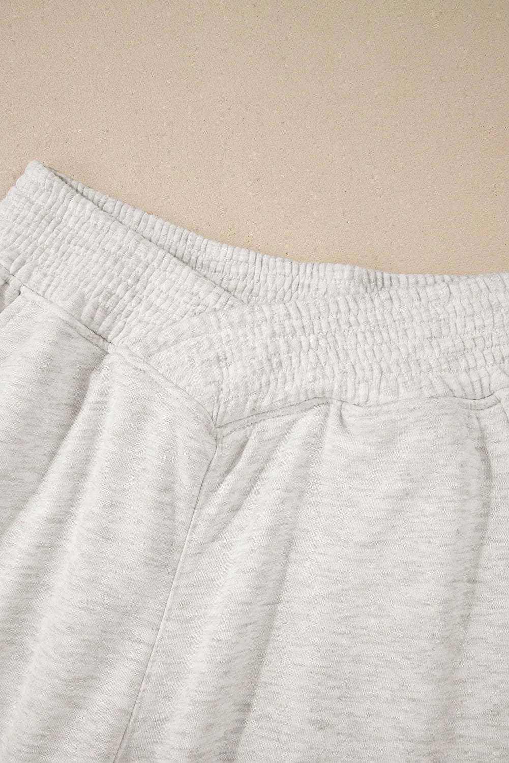 Elastic Waist Active Pants with Pockets 