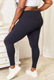 Double Take Wide Waistband Sports Leggings 