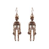 Skeleton Alloy Earrings 