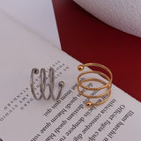 Titanium Steel Wrap Ring 