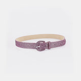 Sequin PU Leather Belt 