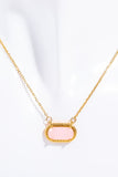 Copper 14K Gold-Plated Pendant Necklace 