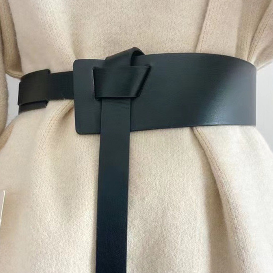 Knot Detail PU Belt 