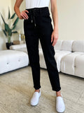 Judy Blue Full Size High Waist Double Roll Cuff Jeans 