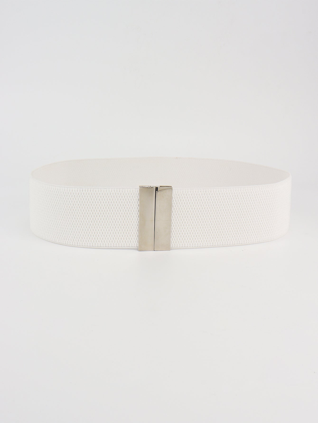 Alloy Buckle Elastic Belt 