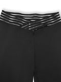 Plus Size V-Waistband Bootcut Pants 