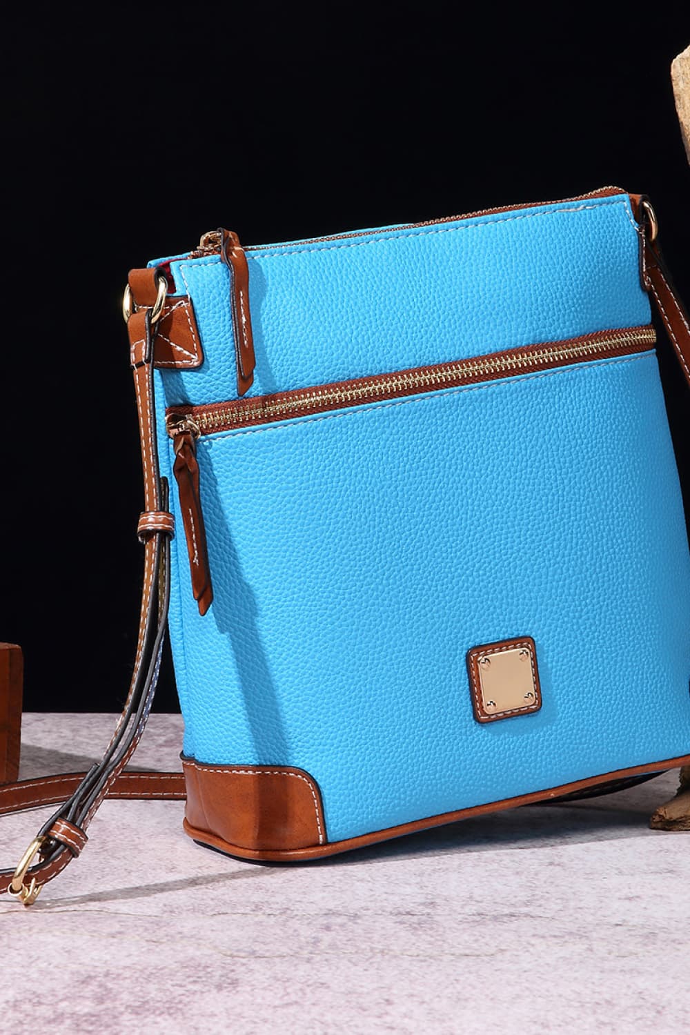 PU Leather Crossbody Bag 