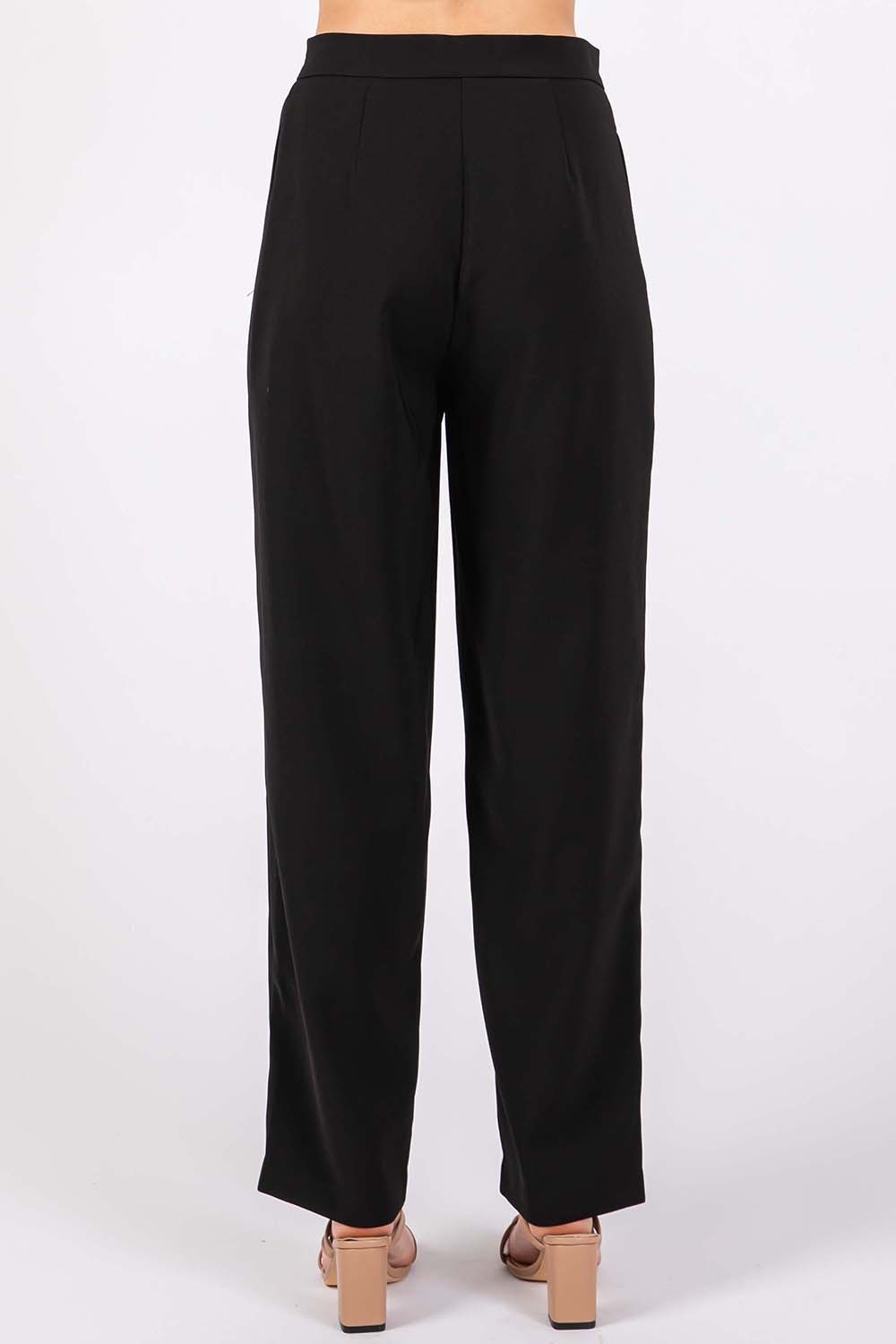 GeeGee High-Waisted Pleated Pants 