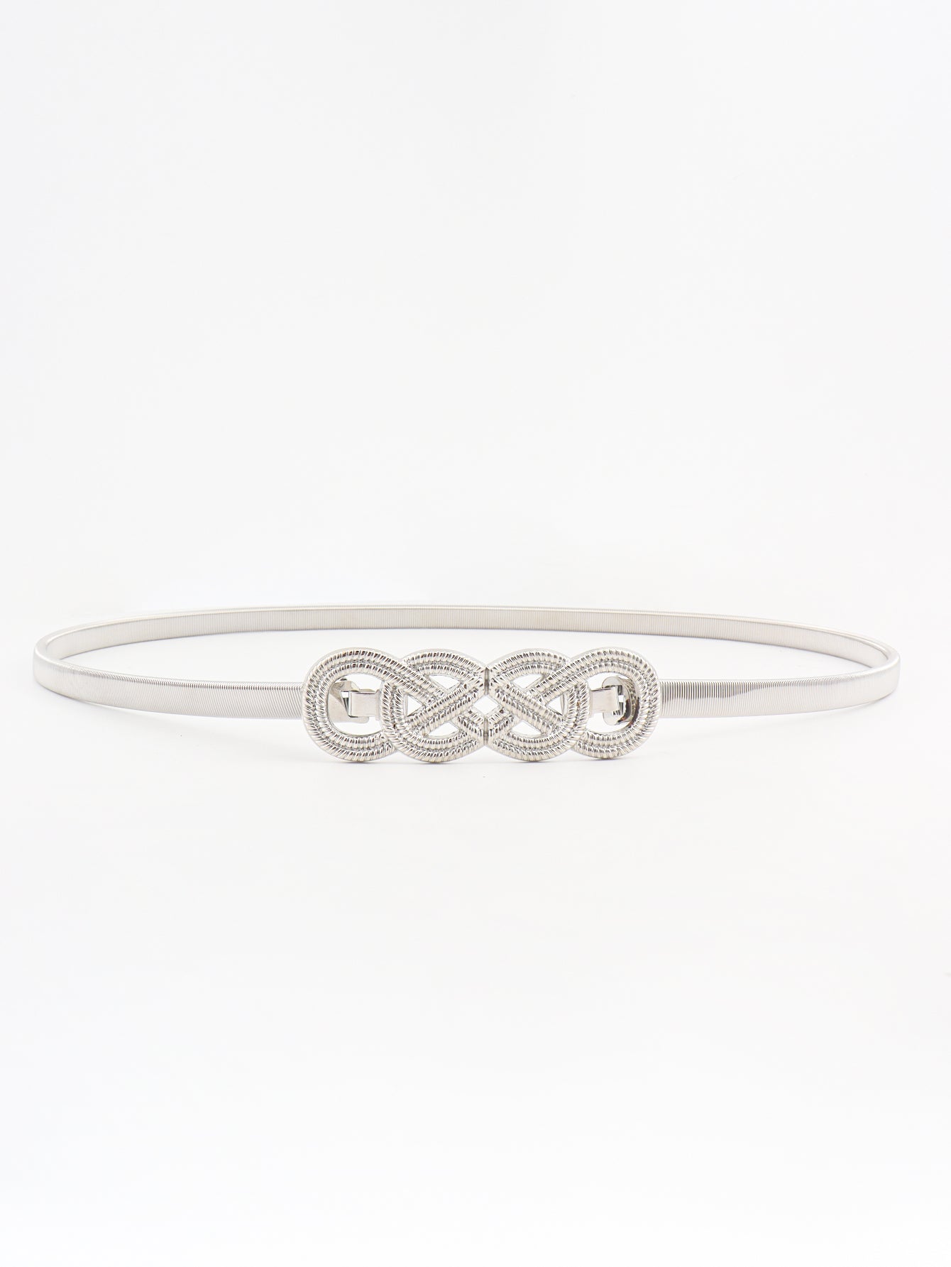 Knot Buckle Metal Belt 