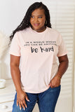 Simply Love Slogan Graphic Cuffed T-Shirt 