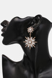 Zinc Alloy Star Shape Dangle Earrings 