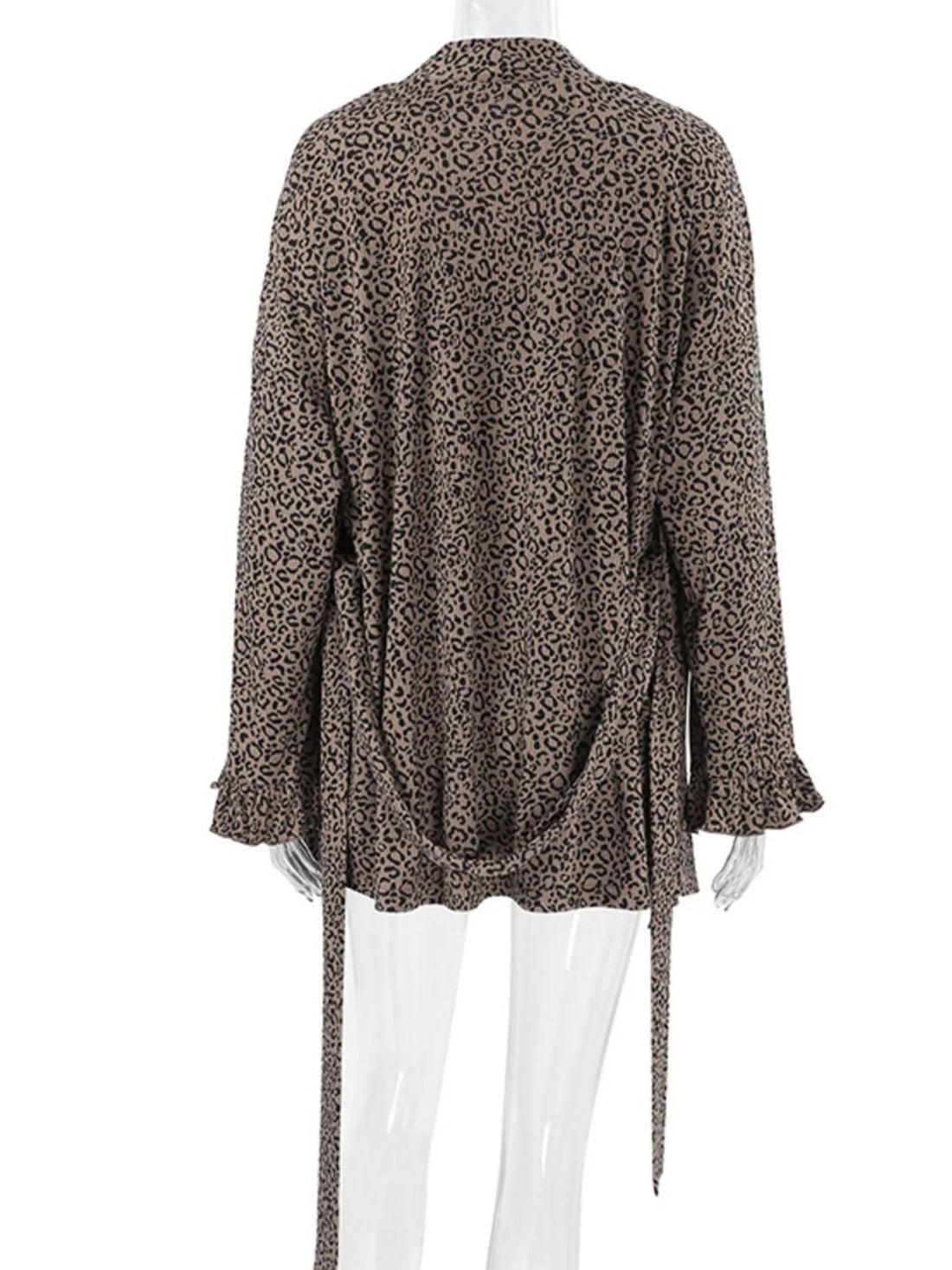 Leopard Cami Cardigan and Shorts 3-Piece Set Lingerie & Nightwear