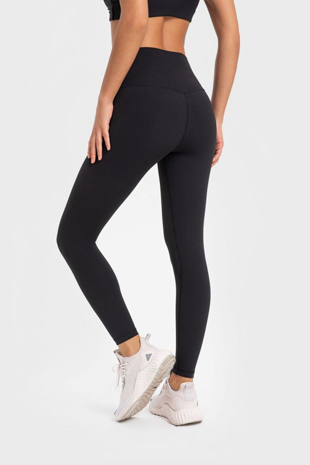 Millennia Highly Stretchy Wide Waistband Yoga Leggings 