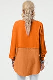 Double Take Full Size Long Sleeve High-Low T-Shirt 