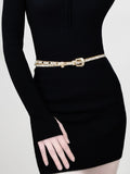 Rhinestone Metal Belt 