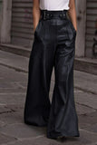 High Waist Wide Flare Pants 