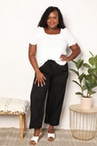 Mandy Swiss Dot Puff Sleeve Square Neck Blouse 