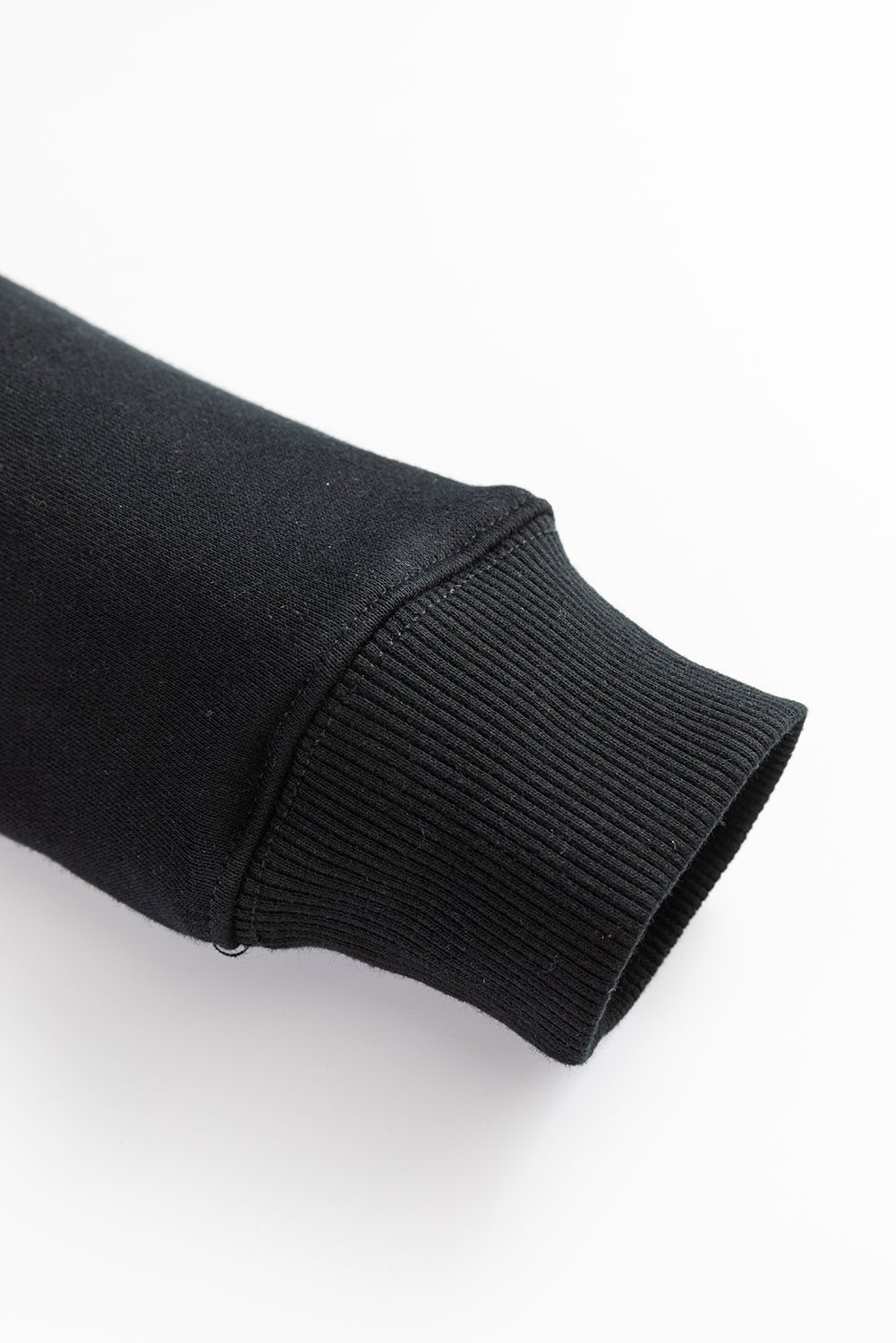 Solid Color Round Neck Long Sleeve Sweatshirt 