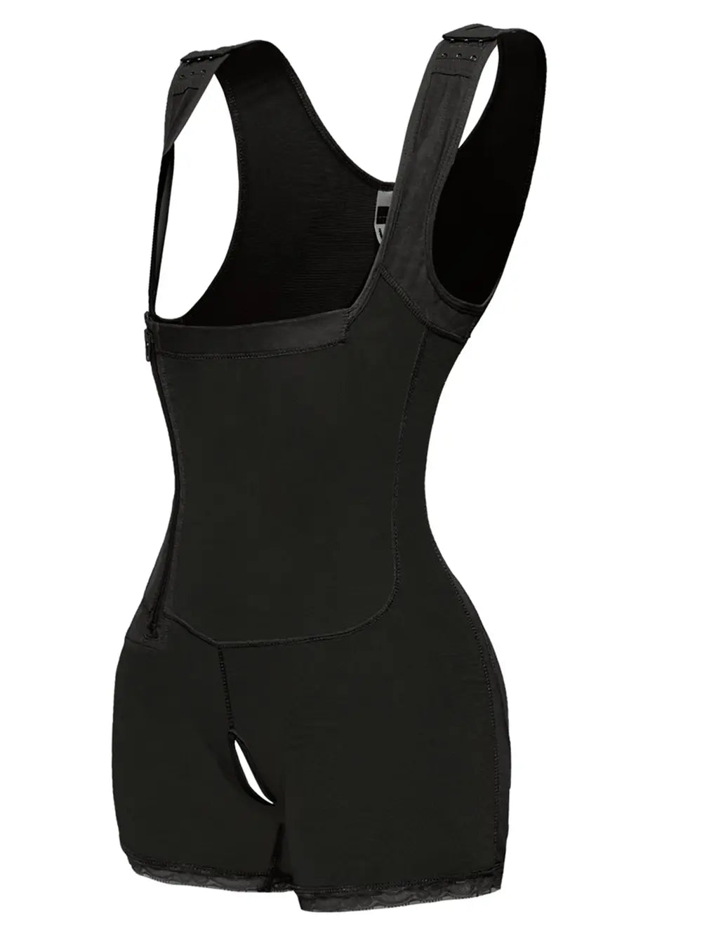 Full Size Side Zip Up Wide Strap Shapewear Lingerie & Nightwear
