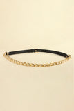 PU Leather Chain Belt 