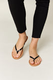 WILD DIVA PU Leather Open Toe Sandals 