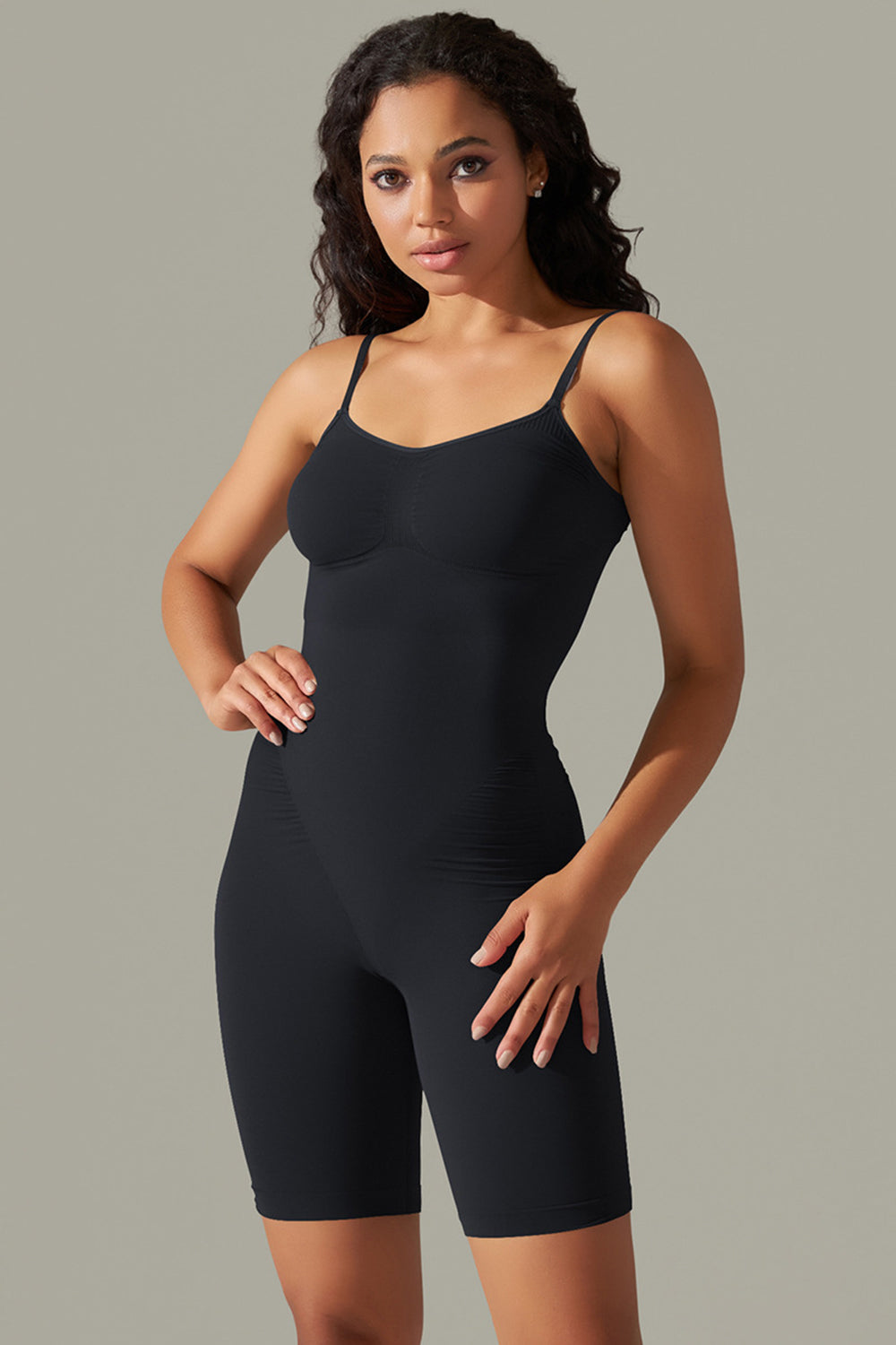 Spaghetti Strap Active Romper 