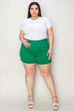 Judy Blue Full Size Tummy Control Garment Dyed Denim Shorts 