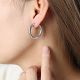 18K Gold-Plated Huggie Earrings 