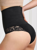 Lace Detail High Waist Shaping Panty 