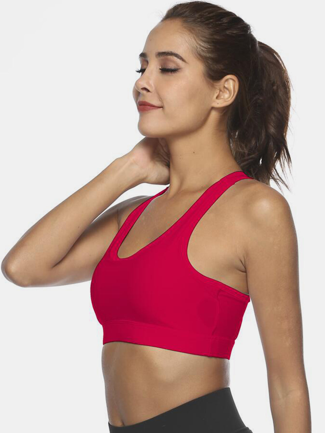 Cutout Scoop Neck Active Tank 
