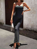 Devine Spaghetti Strap Bodyline Maxi Dress Dresses