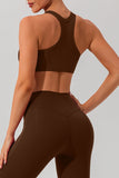 Round Neck Racerback Active Tank 