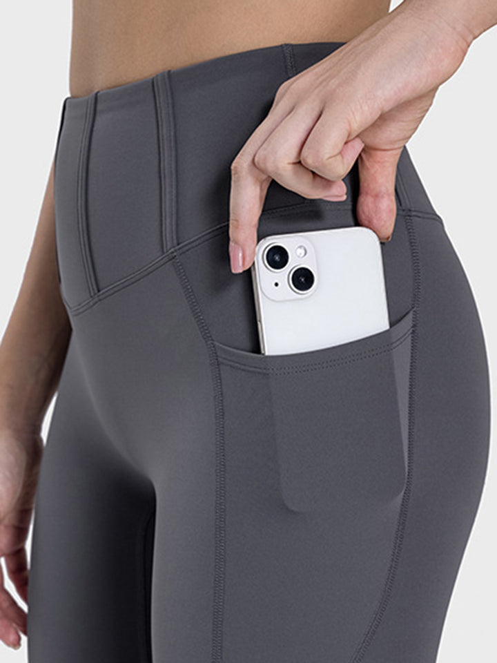 Millennia Pocketed High Waist Active Leggings 