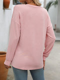 Mandy V-Neck Long Sleeve T-Shirt 
