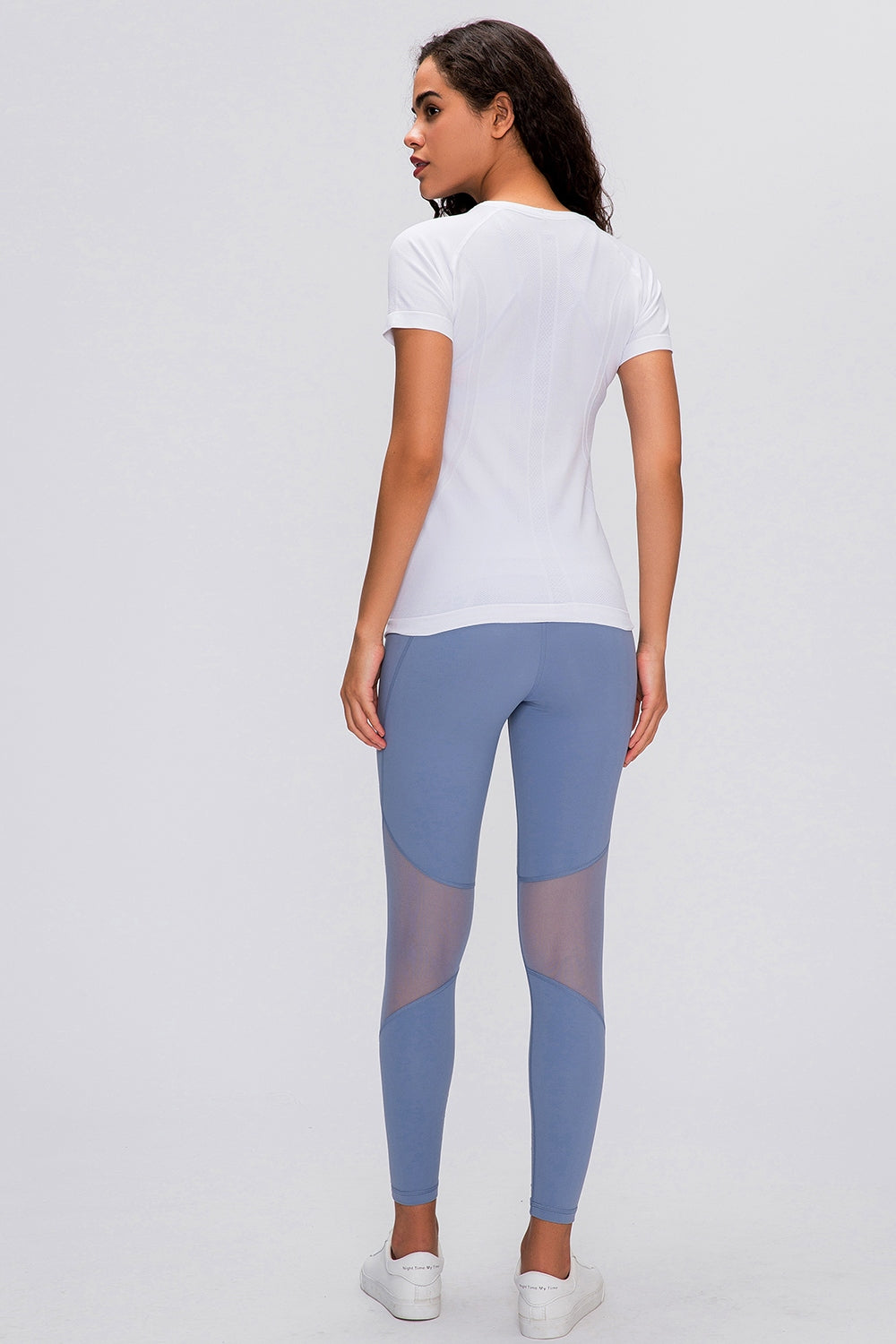 Millennia Round Neck Short Sleeve Active T-Shirt 