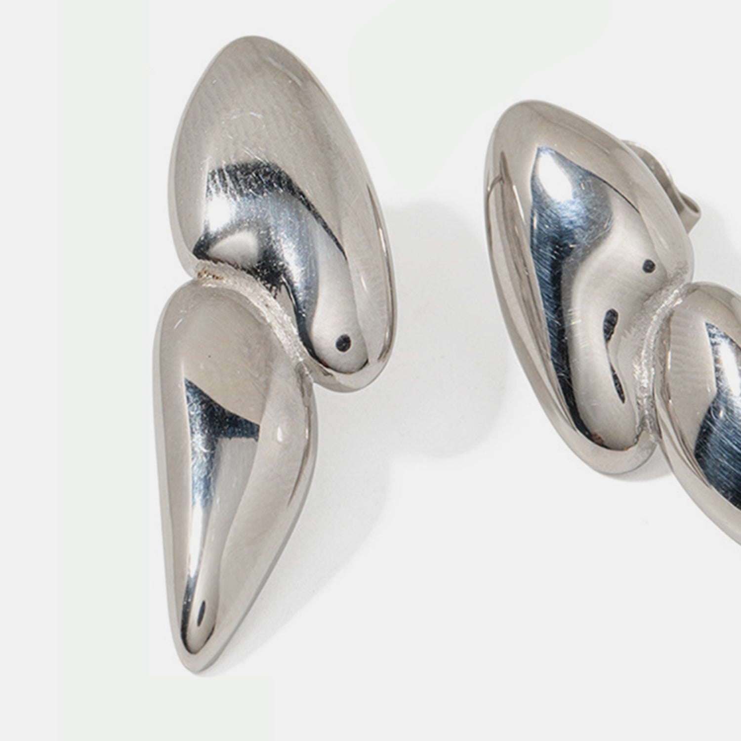 Geometric Stainless Steel Earrings 