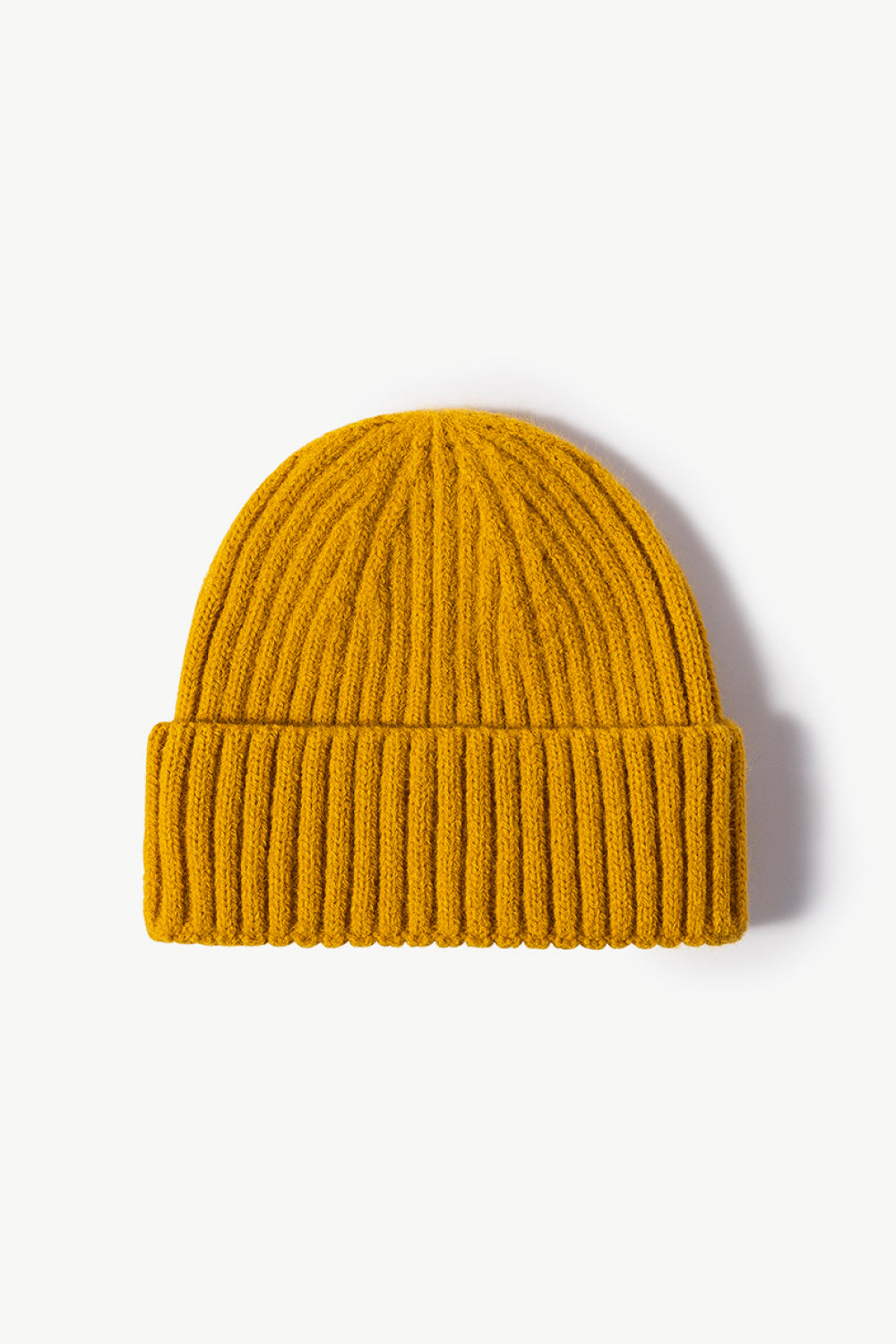 Rib-Knit Cuff Beanie 