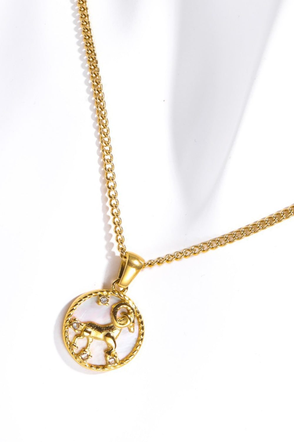 Constellation Pendant Stainless Steel Necklace 