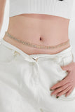 Rhinestones Alloy Belt 