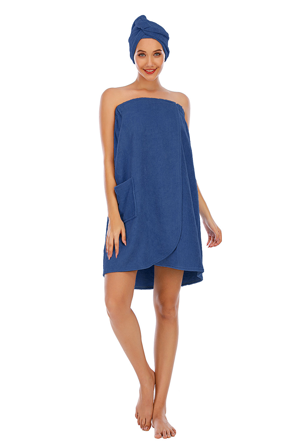 Strapless Robe with pocket 