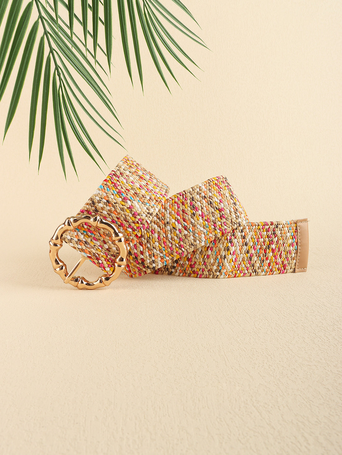 Multicolored Wide Belt 