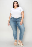 Judy Blue Full Size Cuffed Hem Slim Jeans 