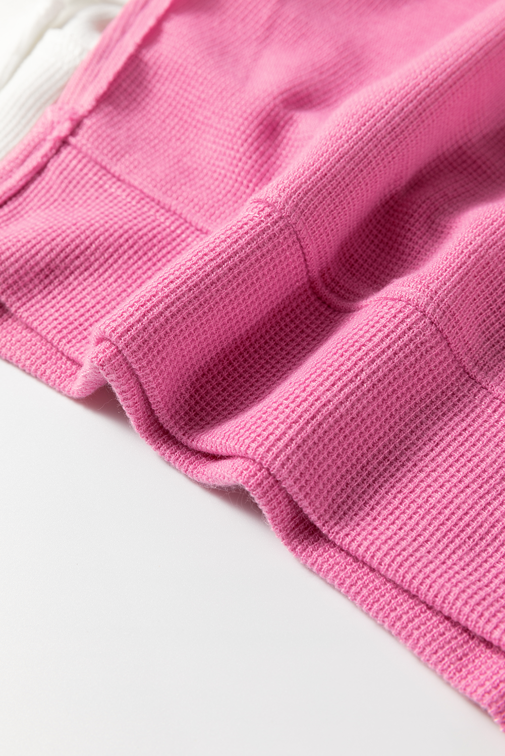 Exposed Seam Contrast Long Sleeve Sweatshirt 