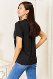 Simply Love WIFE MOM BOSS Leopard Graphic T-Shirt 